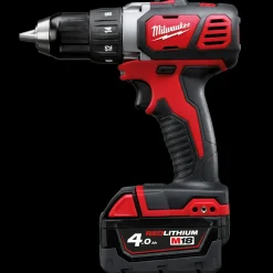 Milwaukee Bore- Og Skruemaskiner^M18 BDD-403C 18V bore-/skruemaskine 3x4.0 Ah batteri og lader