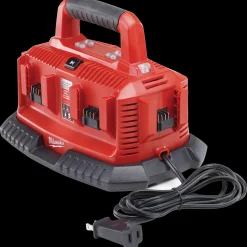Milwaukee Batterier Og Opladere^M1418 C6 multioplader til 6 batterier