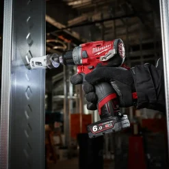 New Milwaukee M12 FDP-602X 12V Fuel slagboremaskine 2x 6.0 batterier og lader