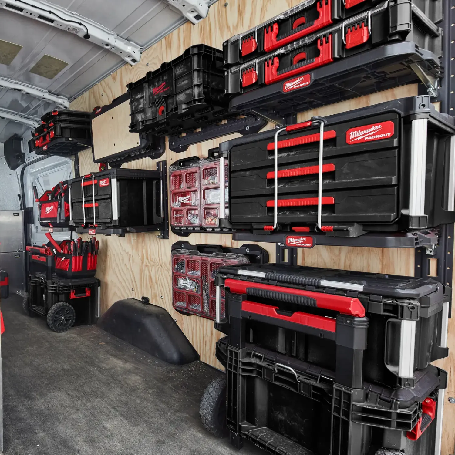 Milwaukee Arbejdsborde Og Reoler^Packout™ hyldesystem kit