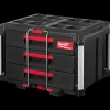 Milwaukee Diverse Reservedele^packout kuffert med 3 skuffer