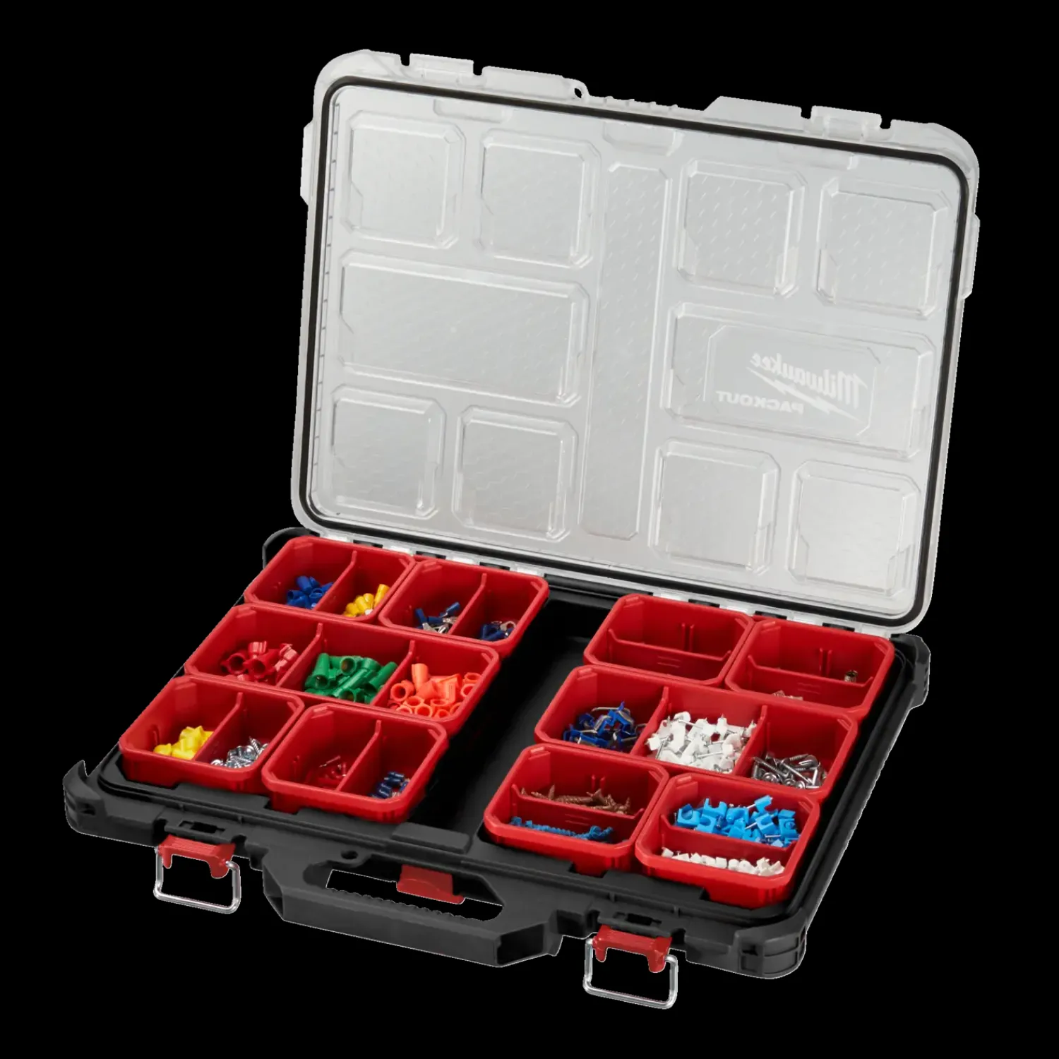 Milwaukee Værktøjsvogne|Sortimentsbokse^Packout™ organizer boks slim large til modulsystem