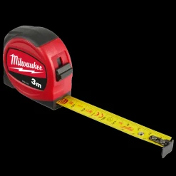 Milwaukee Måleværktøj Og Opmærkning^S3/16 mm slimline målebånd 3 m