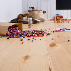 Hot Moelven massiv fyrretræsgulv robust ubehandlet 155x25 mm