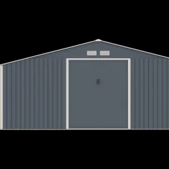 Hot Mogens redskabsskur med dobbeltdør og halvtag, 12,95 m²