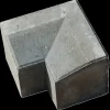RBR Støttemure^Multikant standard TP15 indv.hjørne, grå med skrå bagkant - 14x21x15,5 cm