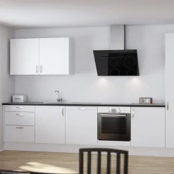 New Multi-Living sokkelsæt hvid 240 cm m/2 endesokler