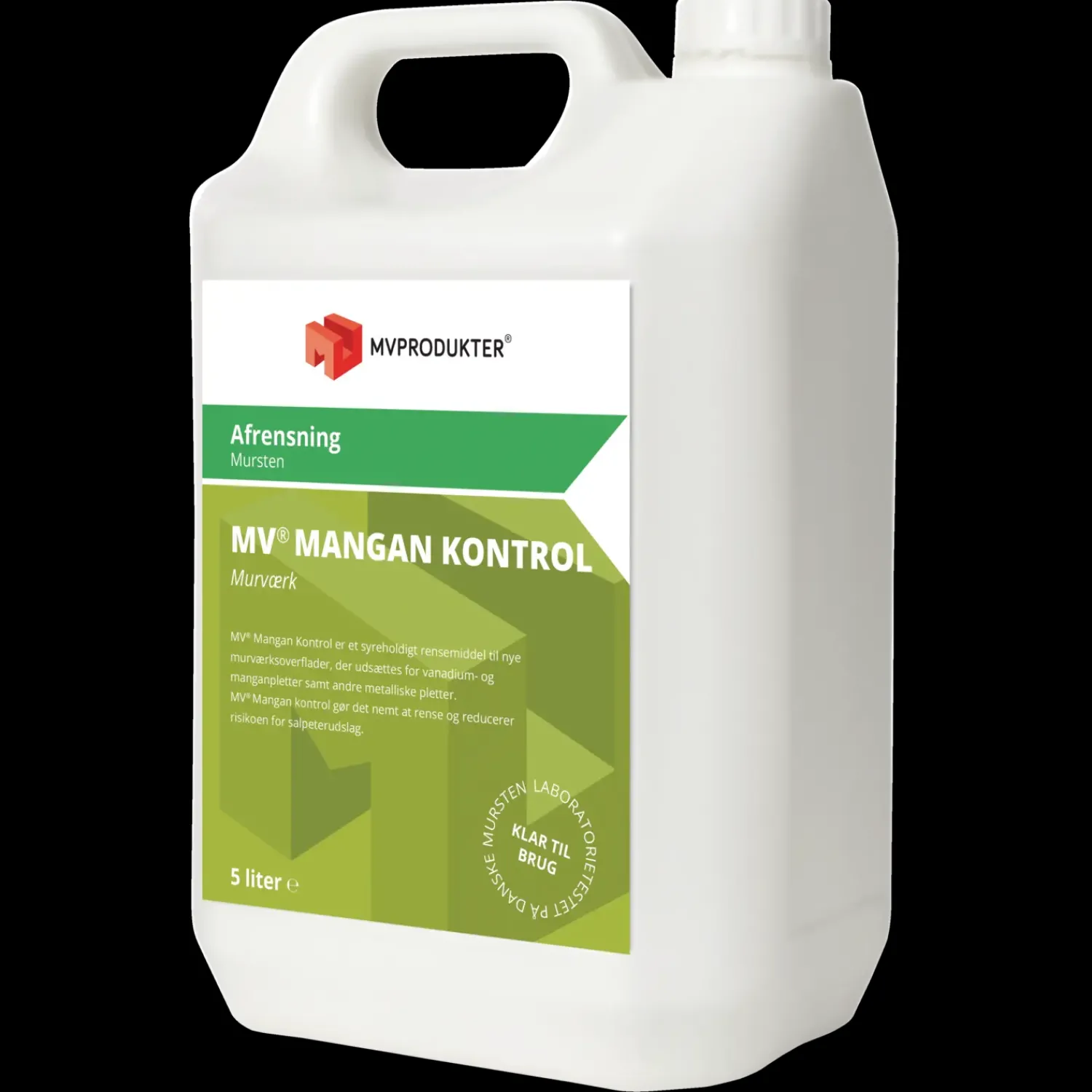 Dame Kalk, Syre Og Sprit^Mv Produkter, Mangankontrol vandbaseret 5 L