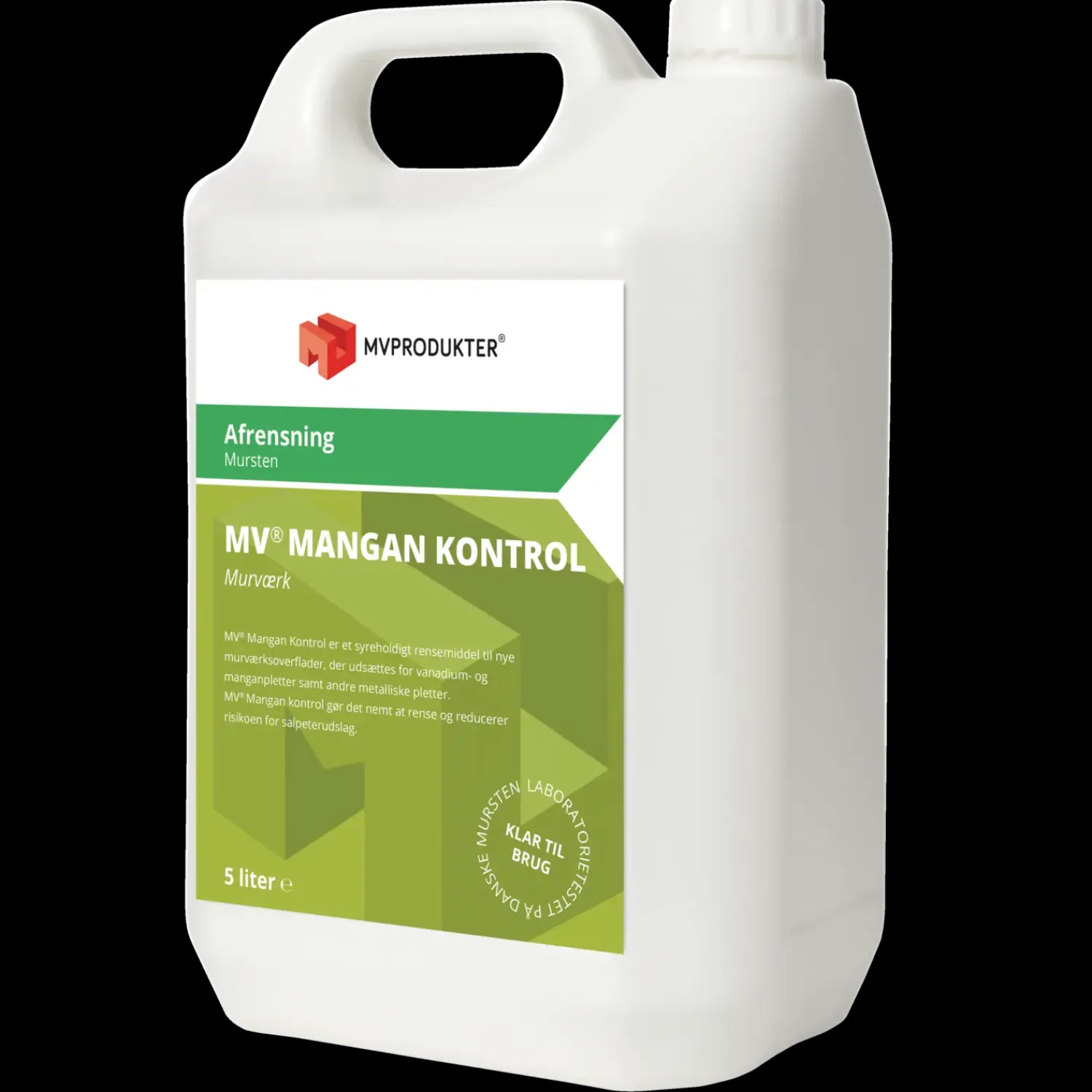 Dame Kalk, Syre Og Sprit^MV Produkter, Mangankontrol vandbaseret 20 L