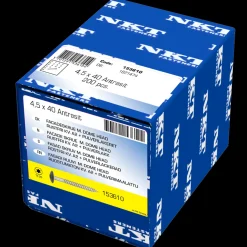 Best NKT Facade+ D facadeskrue m/antrasit hoved 4,5x40 mm A2 TX20 antracit 200 stk