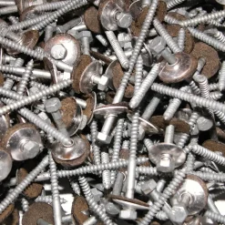 NKT Fasteners Facadeskruer^NKT SK eternitskruer u/skive 6,2x110 mm varmforzinket 100 stk