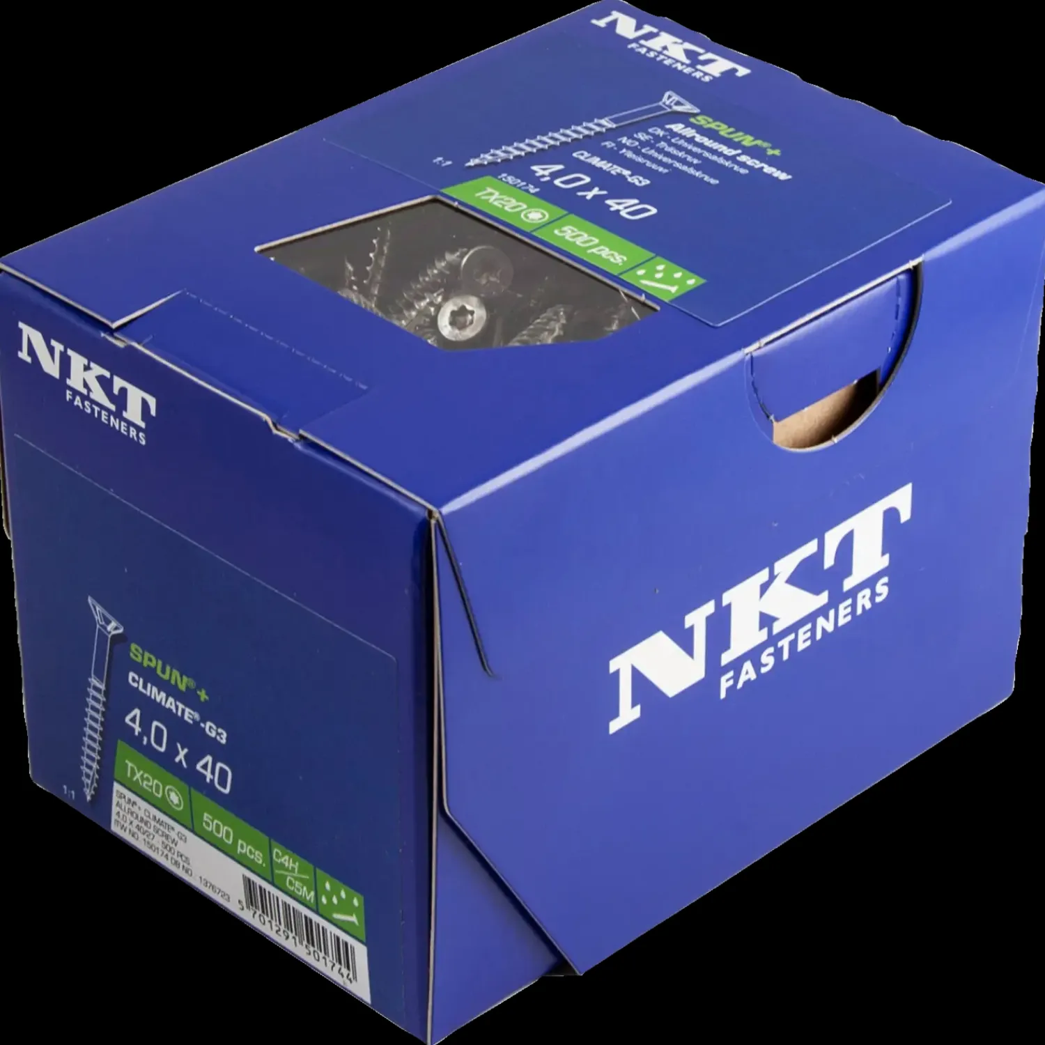 NKT Fasteners Spånpladeskruer^NKT Spun+ Climate-G3 universalskrue 5,0x50/35 UH TX20 200 stk