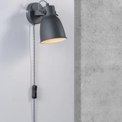 Outlet Nordlux Adrian væglampe sort E27