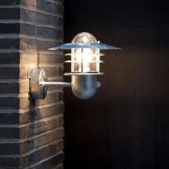 Nordlux Udendørs Væglamper^Agger udendørs væglampe galvaniseret