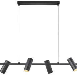 Discount Nordlux Alanis 4 pendel sort