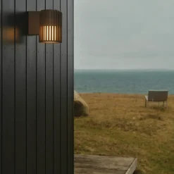 Udendørs Væglamper^Nordlux Aludra udendørs væglampe metallisk brun