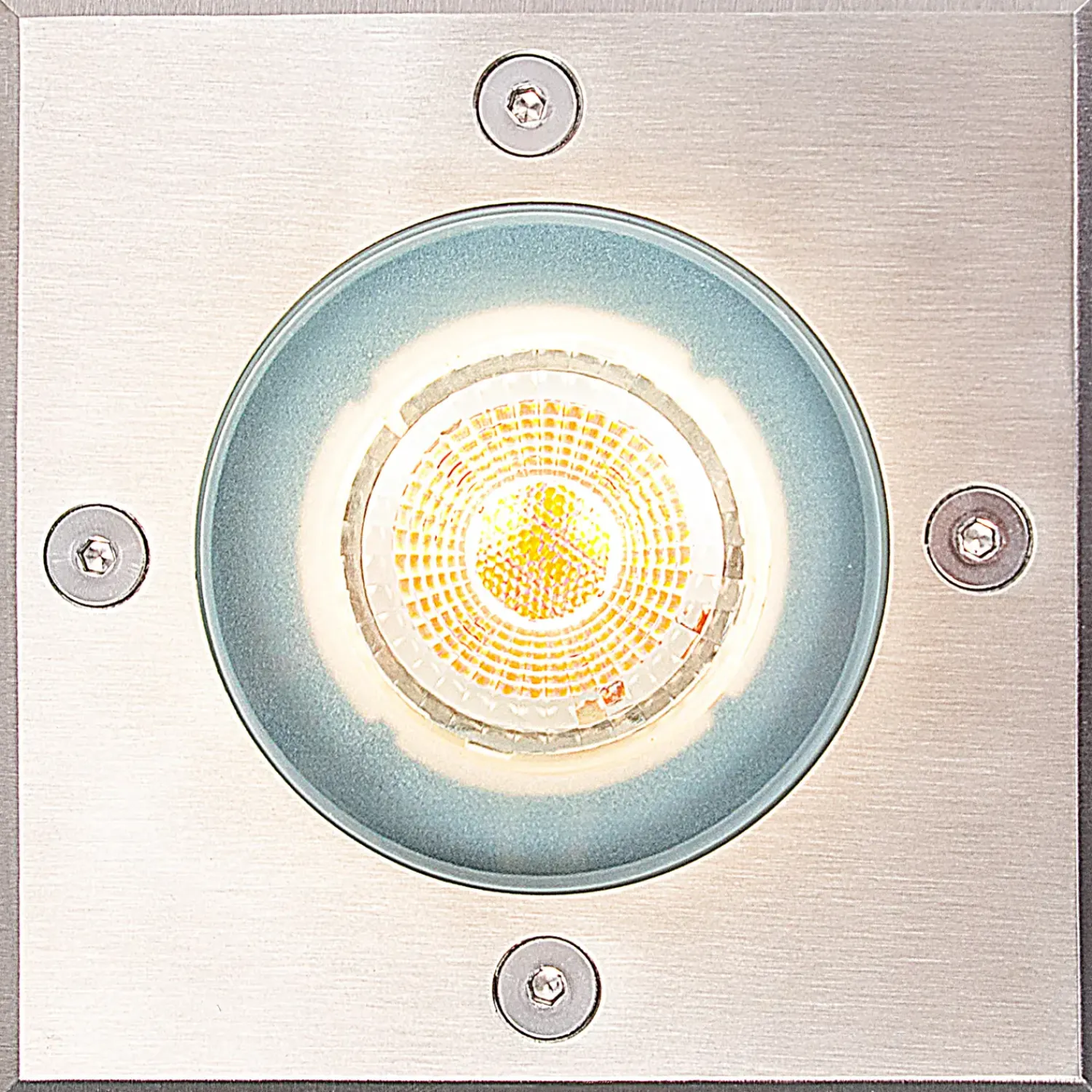 Clearance Nordlux Andor nedgravningsspot firkantet rustfrit stål