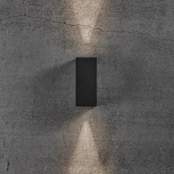 Hot Nordlux Asbol Kubi udendørs væglampe sort