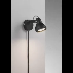 Væglamper^Nordlux Aslak væglampe sort