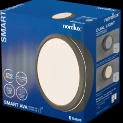 Nordlux Ava udendørs LED væglampe plafond grå