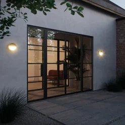 Outlet Nordlux Ava udendørs LED væglampe plafond sort