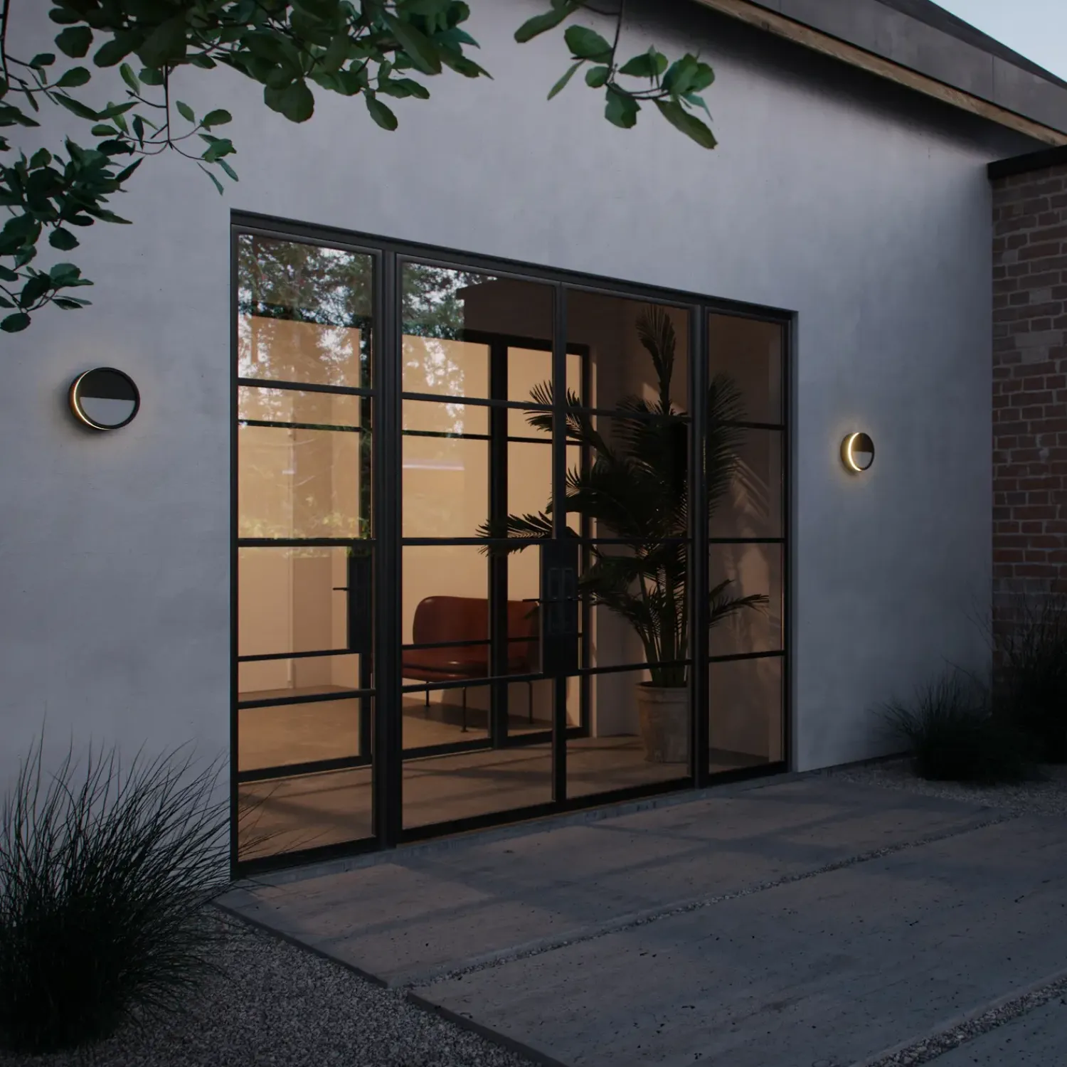 Outlet Nordlux Ava udendørs LED væglampe plafond sort