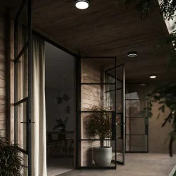 Outlet Nordlux Ava udendørs LED væglampe plafond sort