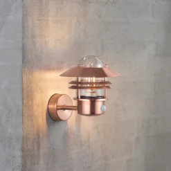 Nordlux Udendørs Væglamper^Blokhus Sensor udendørs væglampe kobber