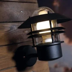 Nordlux Udendørs Væglamper^Blokhus udendørs væglampe sort