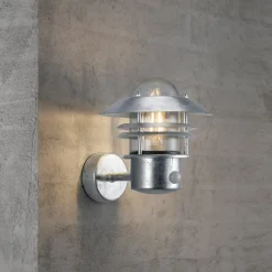 Nordlux Bowler udendørs væglampe galvaniseret