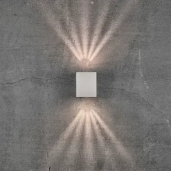 Online Nordlux Canto Kubi 2 udendørs væglampe hvid