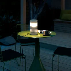 Discount Nordlux Coupar udendørs bordlampe sandfarvet