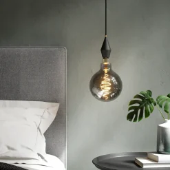 E27 Pærer^Nordlux Deco Giants LED pære G200 8,5W røgfarvet