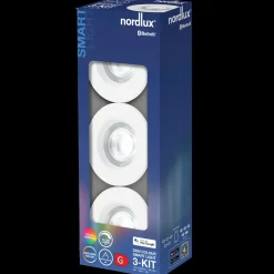 Outlet Nordlux Don Smart indbygningsspot 3-kit hvid