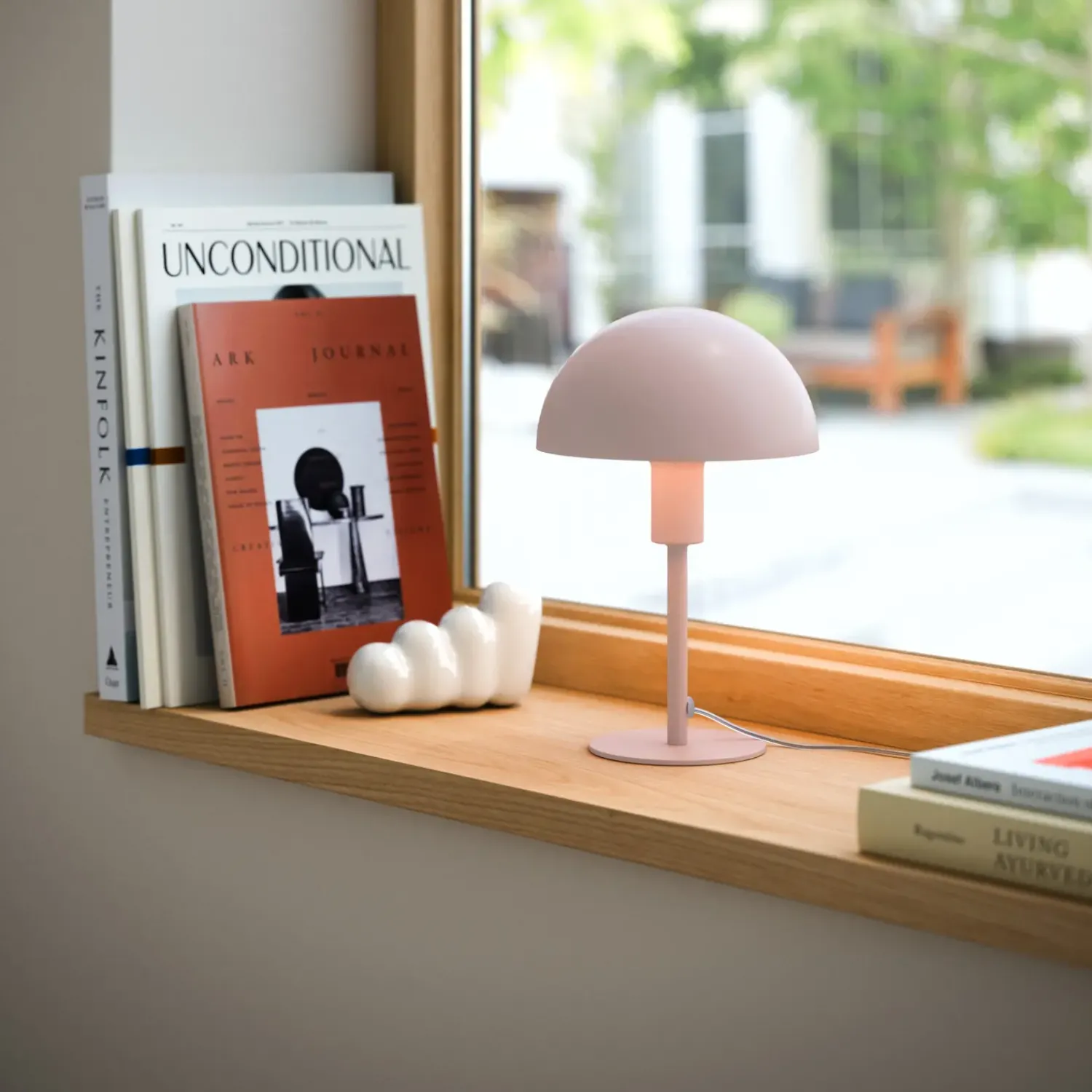 Nordlux Ellen mini bordlampe støvet rosa E14