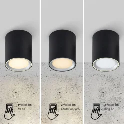 Nordlux Fallon long indbygningsspot hvid 3 trin