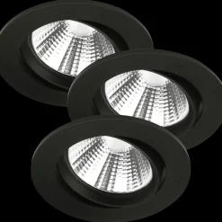 Indbygningsspots^Nordlux Fremont indbygningsspots 3-kit sort