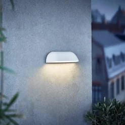 Udendørs Væglamper^Nordlux Front 26 udendørs LED væglampe hvid