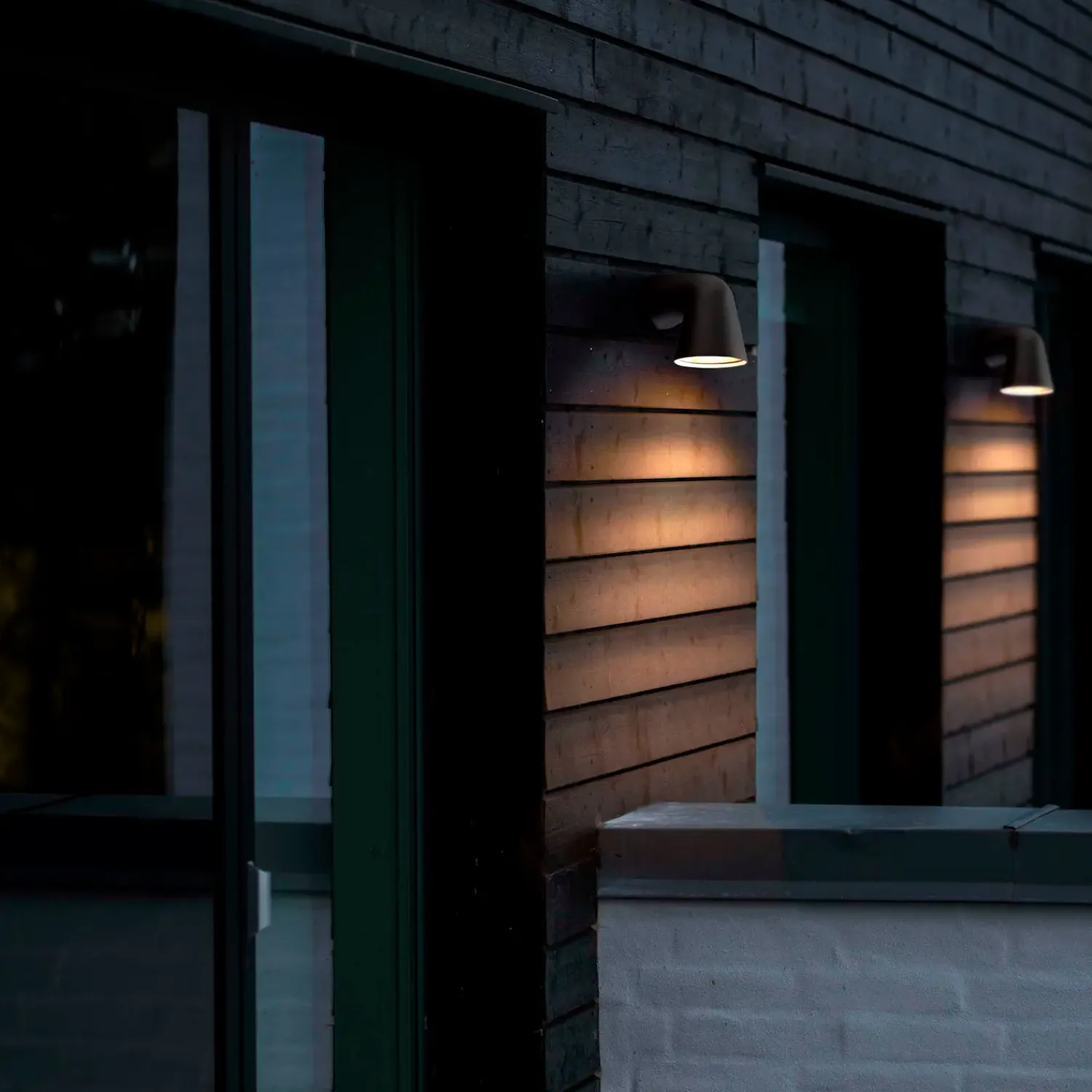 Nordlux Udendørs Væglamper^front single udendørs lampe sort