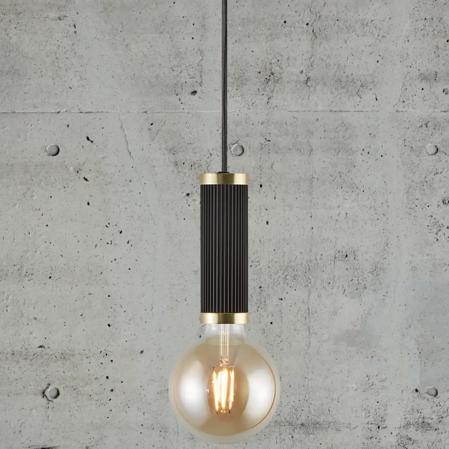 Nordlux Galloway pendelophæng sort/kobber