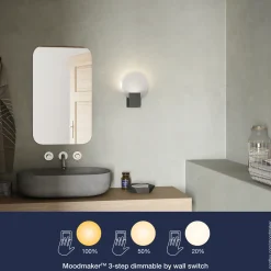 Nordlux Badeværelseslamper^Hester væglampe sort
