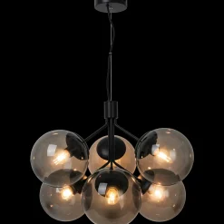 Pendler^Nordlux Ivona 6-spot pendel sort