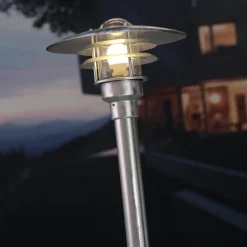 Nordlux Udendørs Væglamper^Lønstrup 22 udendørs væglampe galvaniseret