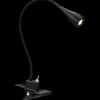 Online Nordlux Mento klemlampe LED sort