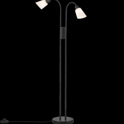 Nordlux Gulvlamper^Molli dobbelt gulvlampe sort/opalhvid