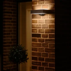 New Nordlux Monay Square solar væglampe sort