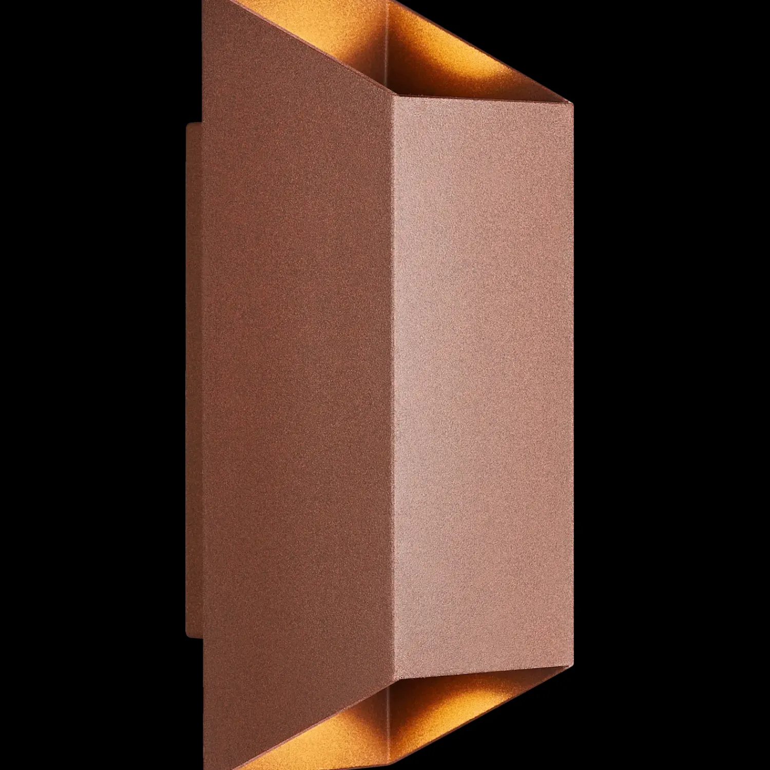 Outlet Nordlux Nico Square udendørs væglampe rustfarvet