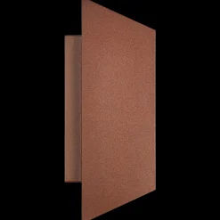 Outlet Nordlux Nico Square udendørs væglampe rustfarvet