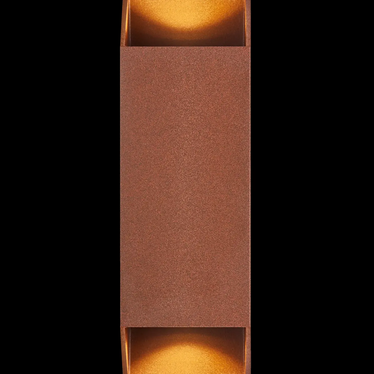 Outlet Nordlux Nico Square udendørs væglampe rustfarvet