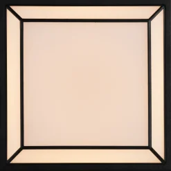 Nordlux Oliver udendørs firkantet væglampe sort